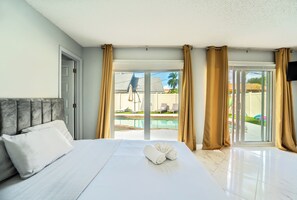 3 soverom, strykejern/-brett, reiseseng for barn og wi-fi