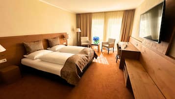 Habitación superior | Ropa de cama hipoalergénica y edredón
