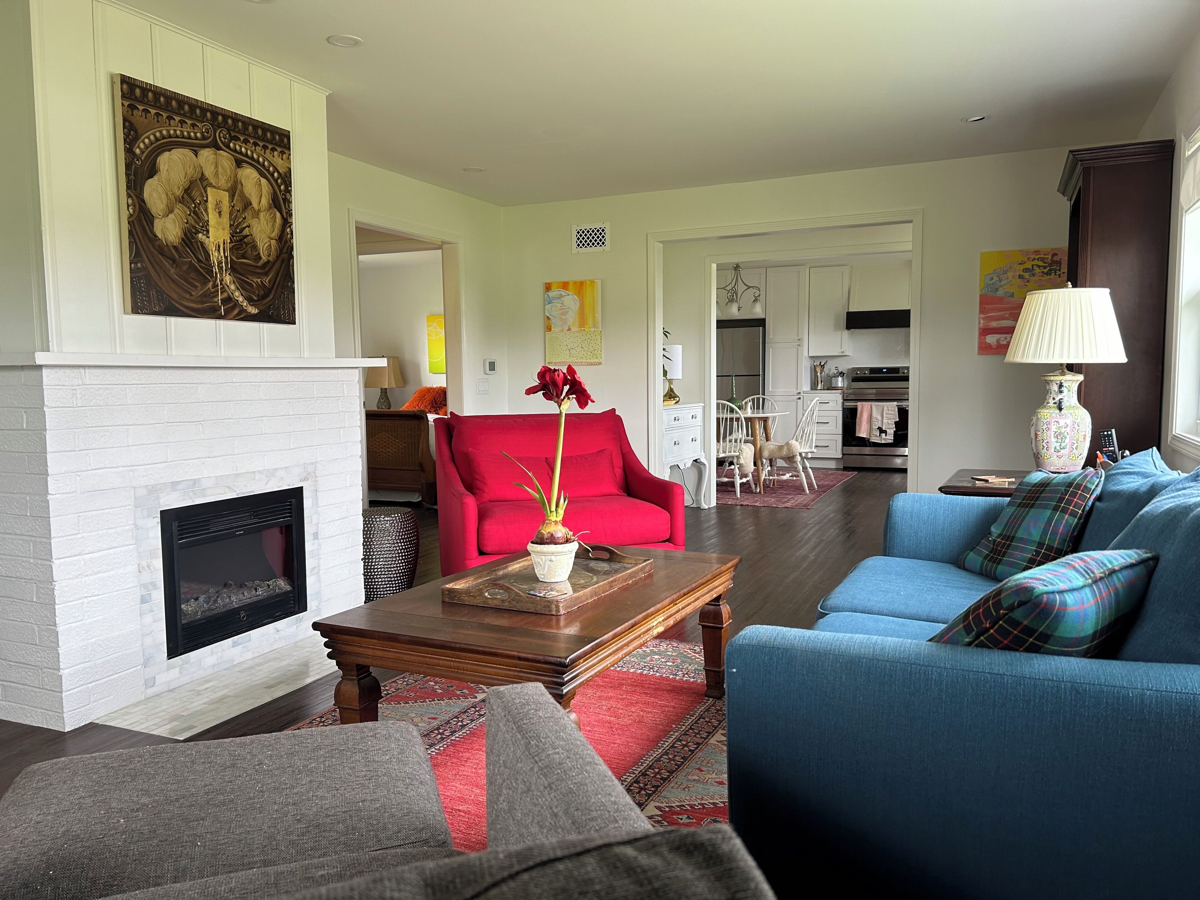 Country Getaway Gorgeous Views on 10 acres near small towns and  bike trails.