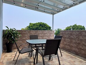 Superior suite, uitzicht op de stad | Terras