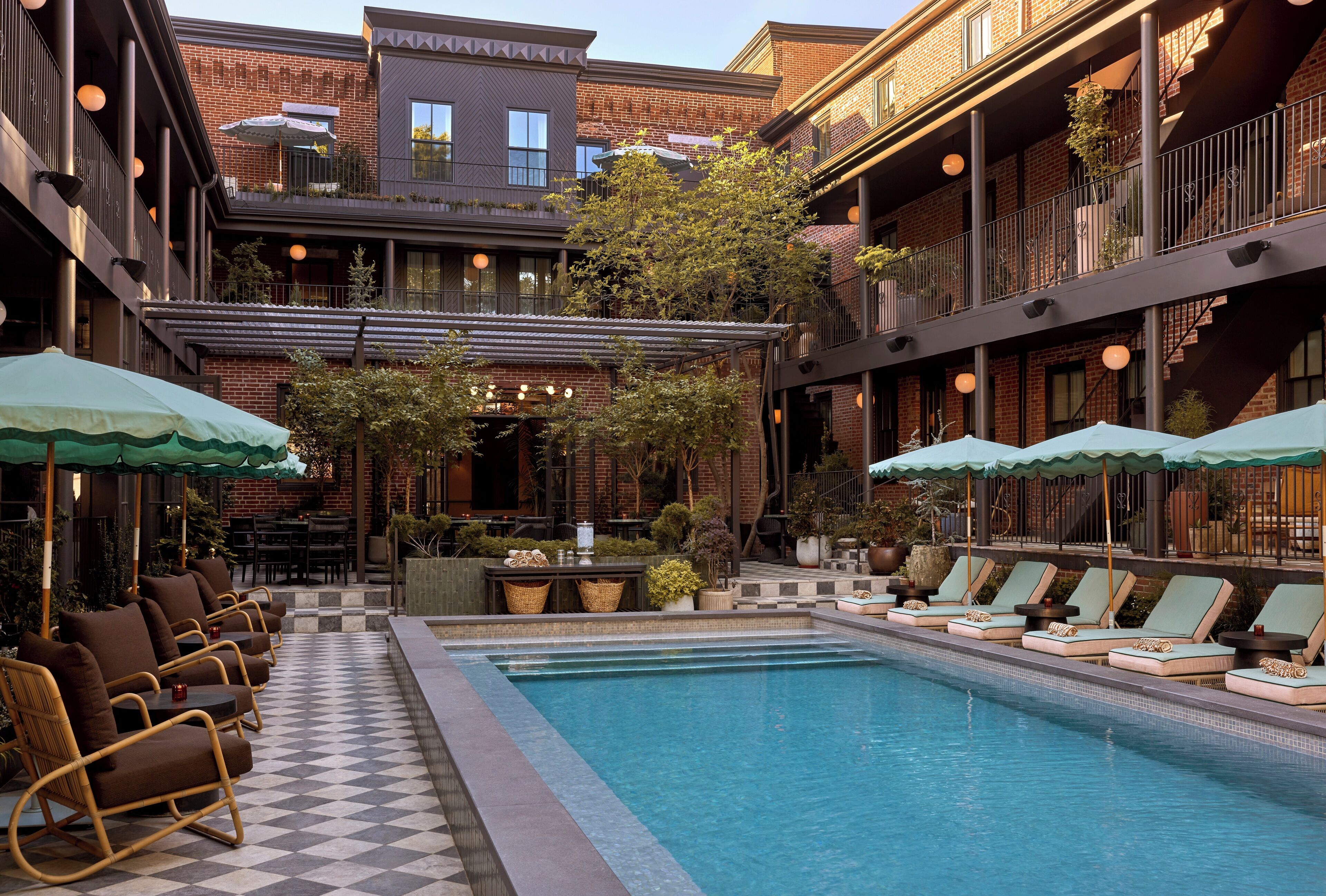 Seasonal outdoor pool