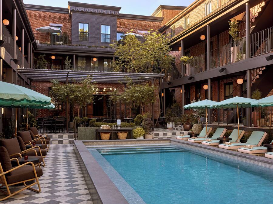 Seasonal outdoor pool