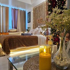 Condo conforto, vista para a cidade | 1 quarto, Wi-Fi de cortesia