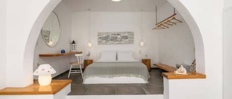 1 slaapkamer, een strijkplank/strijkijzer, wifi, beddengoed