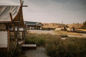 Overnatningsstedets område