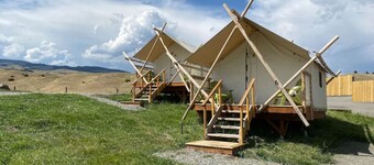 Tent # 6 @ Tiny Town Campground- Boutique camping