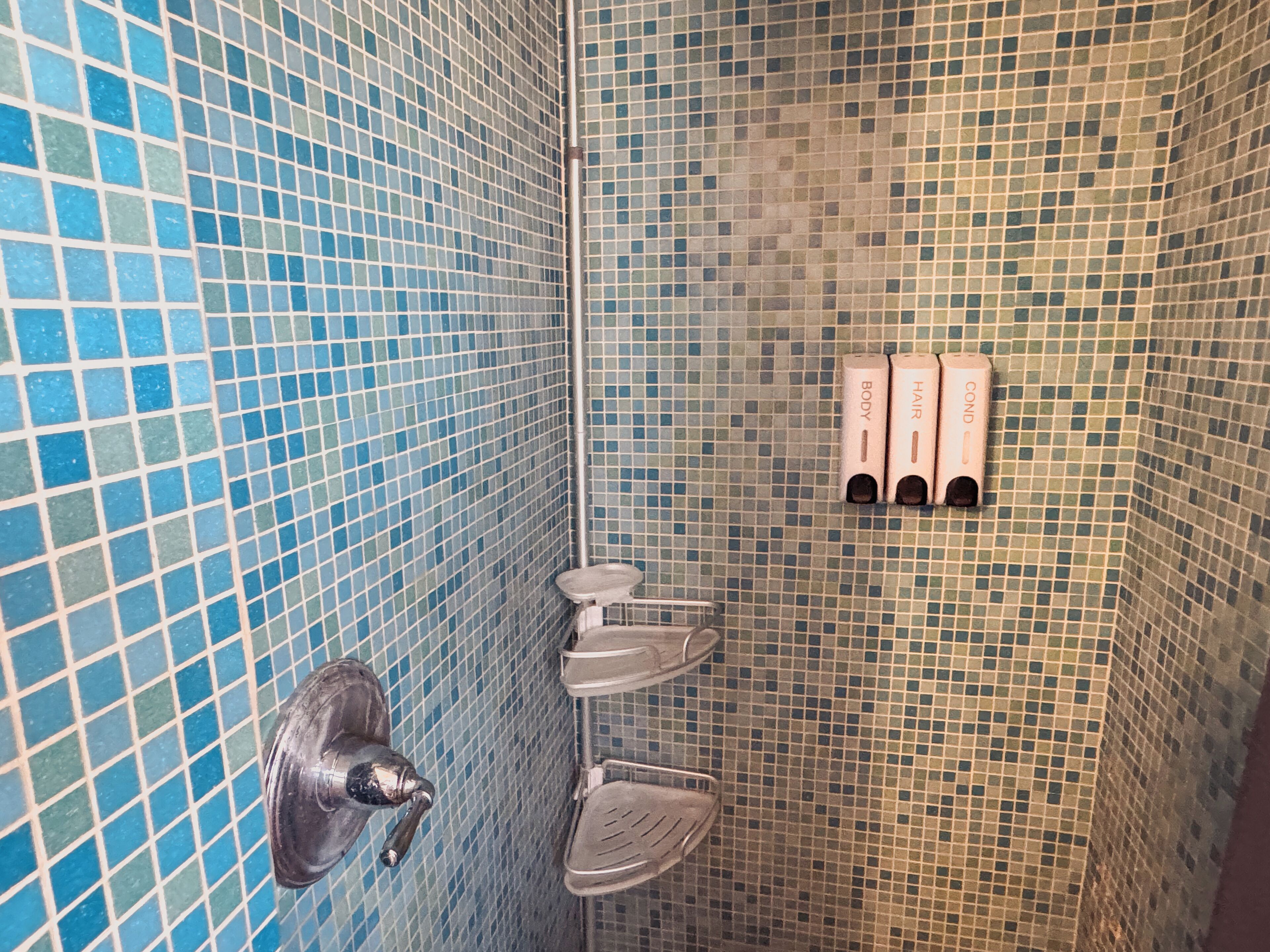 Hair dryer, towels