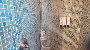 Hair dryer, towels