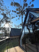 Cabaña Deluxe, vistas al jardín | 1 dormitorio, decoración individual, sistema de insonorización