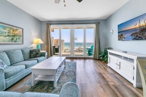 Condo, Multiple Beds (Laketown Wharf 827 - Life's A Beach) | Living area - Laketown Wharf 827 - Life's A Beach (Panama City Beach)