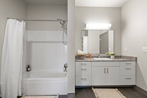 Hair dryer, towels