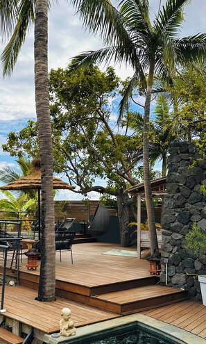 Terrace/patio - Villa Samaé, Tropical charm in the south-west of Reunion Island (Les Avirons)