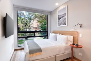 Apartment (203) | 1 Schlafzimmer, hochwertige Bettwaren, Bügeleisen/Bügelbrett