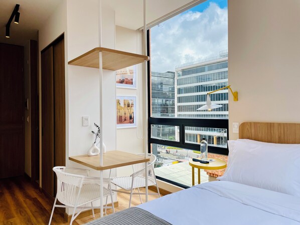 Apartment (512) | 1 bedroom, premium bedding, iron/ironing board, free WiFi - Nuevecuatro by Wynwood House (Bogotá)