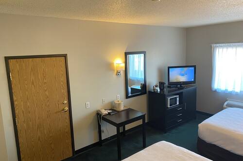 Standard Room, 2 Queen Beds, Non Smoking | 1 bedroom, premium bedding, down comforters, iron/ironing board