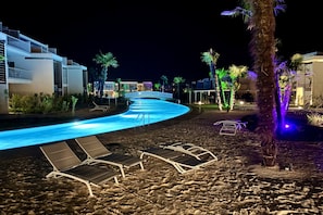Una piscina climatizada