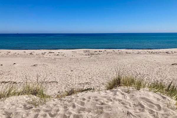Nära stranden och fiske