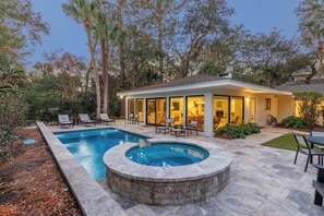 A heated pool - 8 Juniper @ Forest Beach | Pool & Spa | 2nd Row | 1-Min to Beach (Hilton Head Island)