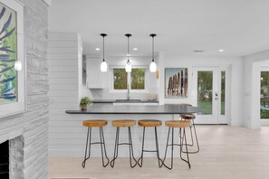 Fridge, microwave, oven, stovetop - 8 Juniper @ Forest Beach | Pool & Spa | 2nd Row | 1-Min to Beach (Hilton Head Island)