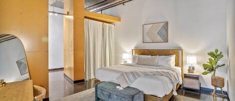 1 chambre, bureau, fer et planche à repasser, Wi-Fi gratuit