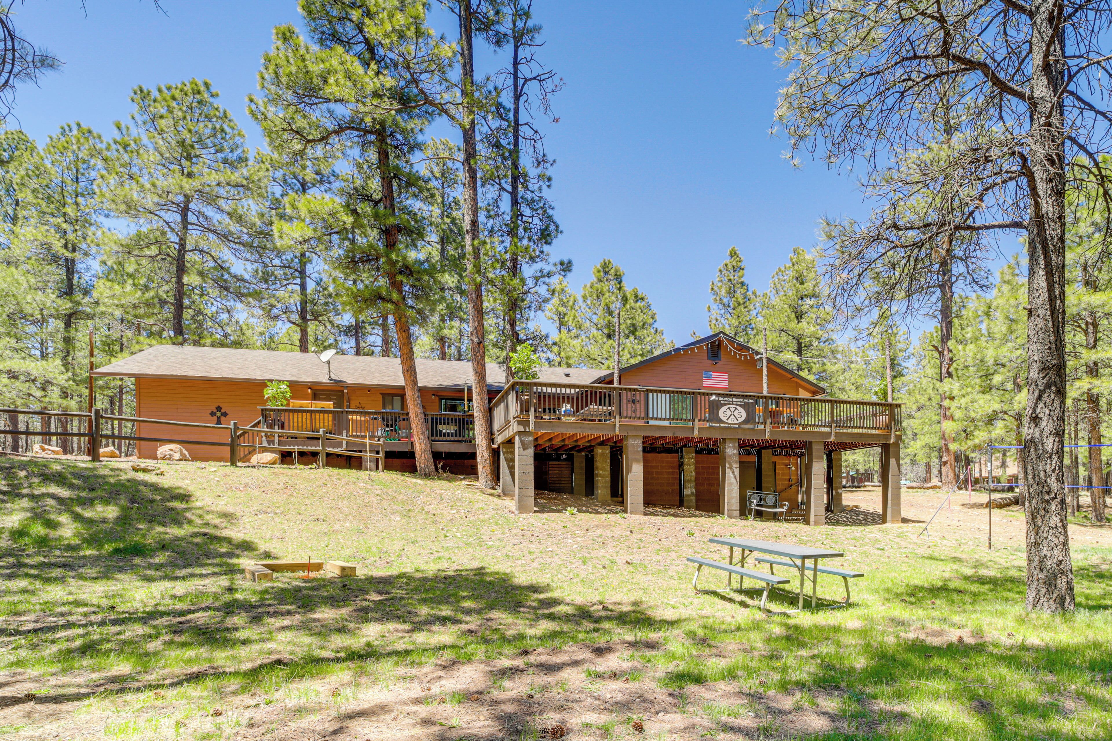 Happy Jack Cabin w/ Deck, Views, & Trail Access!
