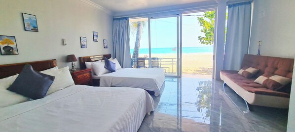 ห้องแฟมิลี่ | Wi-Fi ฟรี, ผ้าปูที่นอน