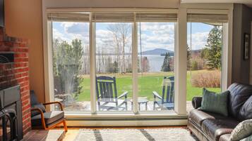 Smart TV, fireplace, video games, foosball