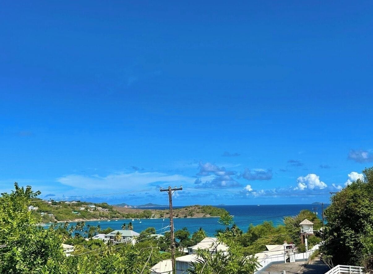 Views overlooking Freindship Bay from the balcony
