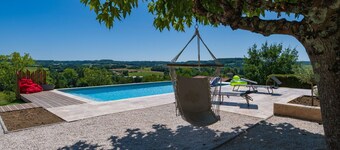 Beautiful private villa with WIFI, private pool, TV, terrace, panoramic view and parking