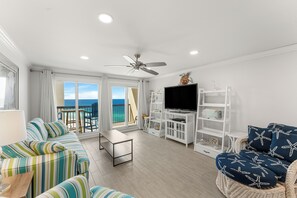 Living area - Beautiful Beach Front Paradise at Pinnacle Port B2-608 (Panama City Beach)