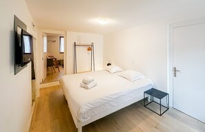 1 間睡房、熨斗/熨衫板、免費 Wi-Fi、床單