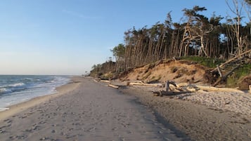 Vlak bij het strand