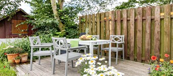 Ferienwohnung 'Mein Haus West' mit Gemeinschaftsterrasse, Gemeinschaftsgarten und WLAN