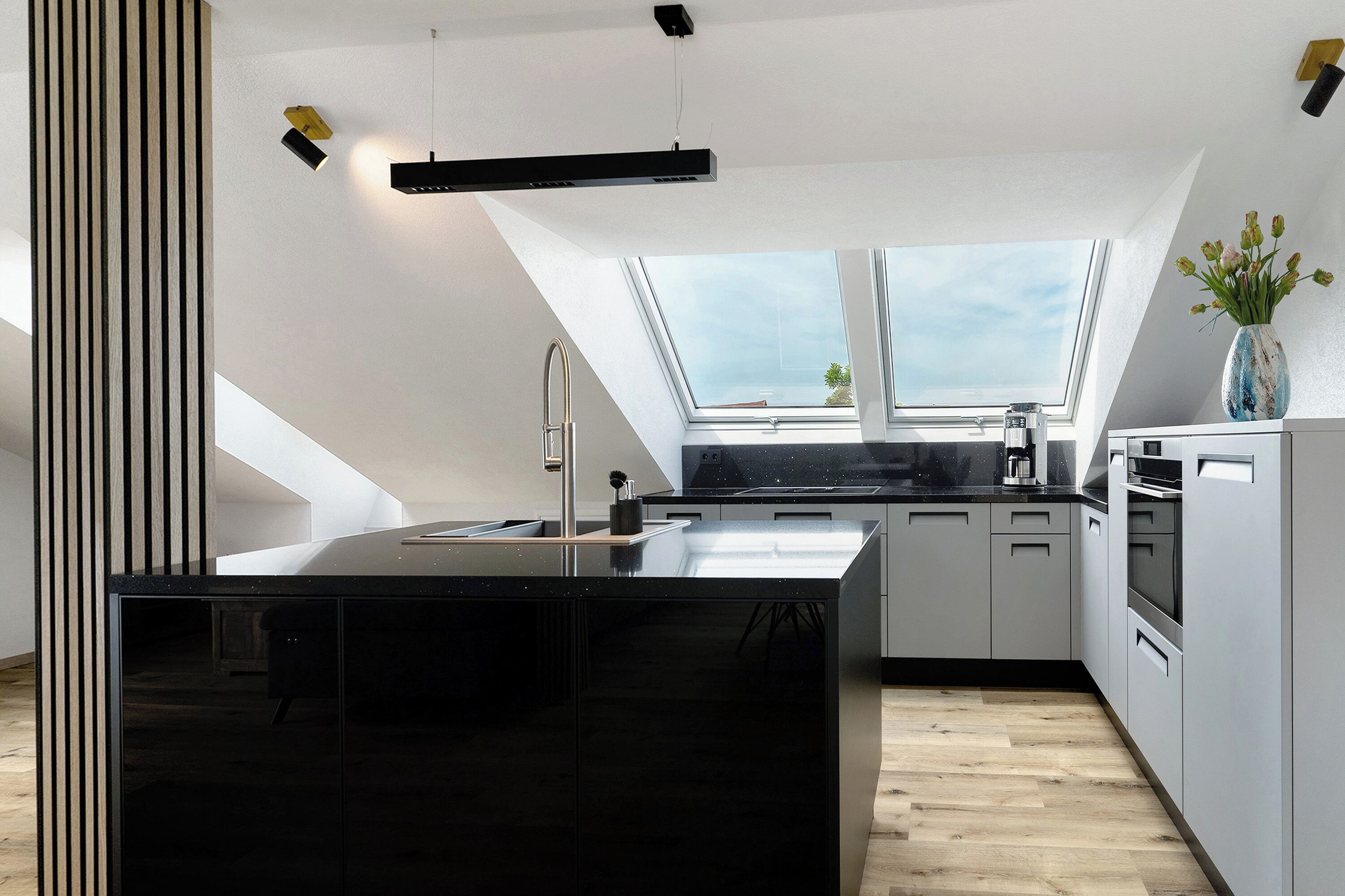 Refrigerador, horno, parrilla de estufa y lavavajillas 