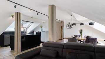 TV, DVD player, stereo