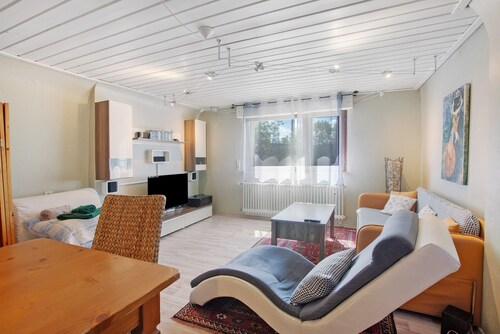 Appartement 'Nette Hütte' met gedeelde tuin en Wi-Fi