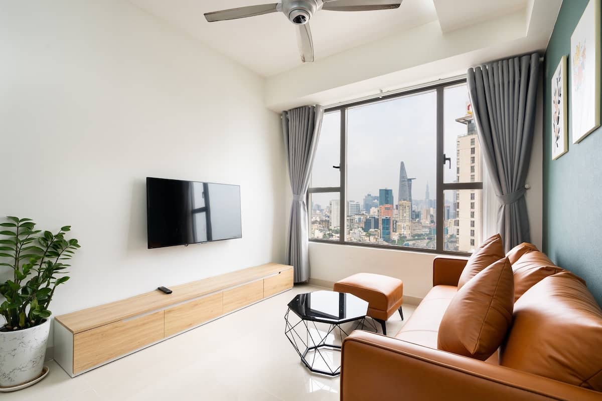 Apartemen Keluarga, 2 kamar tidur | Area keluarga | Smart TV, Netflix, dan layanan streaming