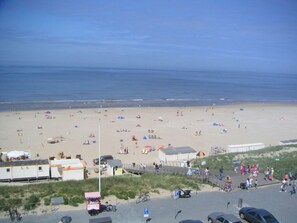 En la playa 