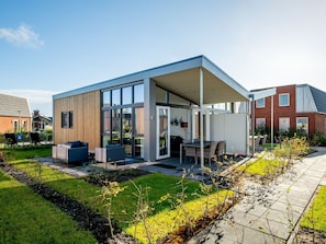 House | Exterior - Modern Chalet With Beautiful Terrace, in Friesland (Akkrum)