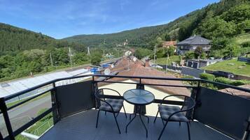 Blick von der Unterkunft