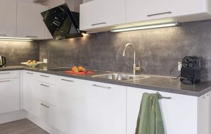 House | Private kitchen - Villa in Friesland With Waterfront Garden (Idskenhuizen)