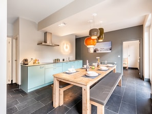 Apartment | Private kitchen - Apartment in Sint-idesbald Near the Beach (Koksijde)