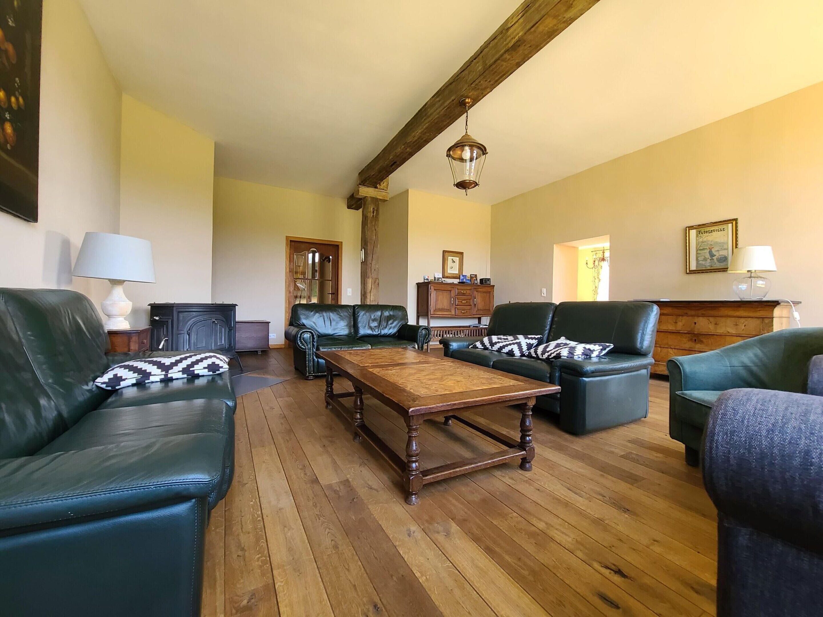 House | Living area | Fireplace