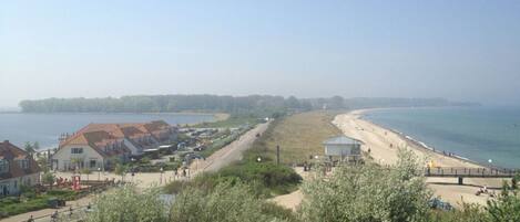 Uitzicht op strand/zee