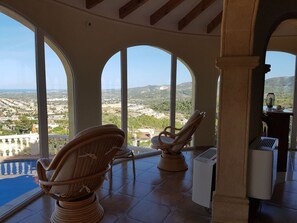 Vue depuis l’hébergement