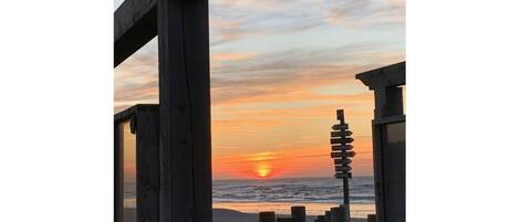 Vue sur la plage/l’océan