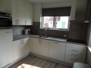 House | Private kitchen - Spacious Holiday Home With Sauna Near Beach (Wemeldinge)
