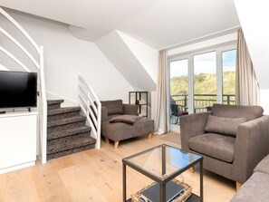 Living area - Nice Holiday Home With Terrace (Juist)