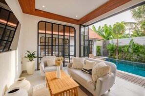 Terrace/patio - Prime Canggu, 3BR Private Pool Villa by Orivista , 2Min - Finns & Atlas (Canggu)