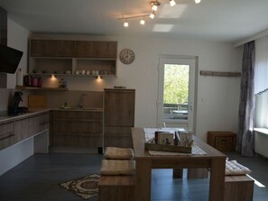 Private kitchen - "beach Crab" in the House on the Dune (Wittduen)